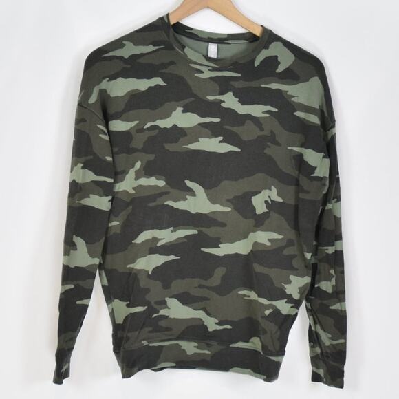 Athleta Studio to Street Camo Sweatshirt, XXS - Picture 1 of 11